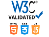 Valid CSS HTML JS